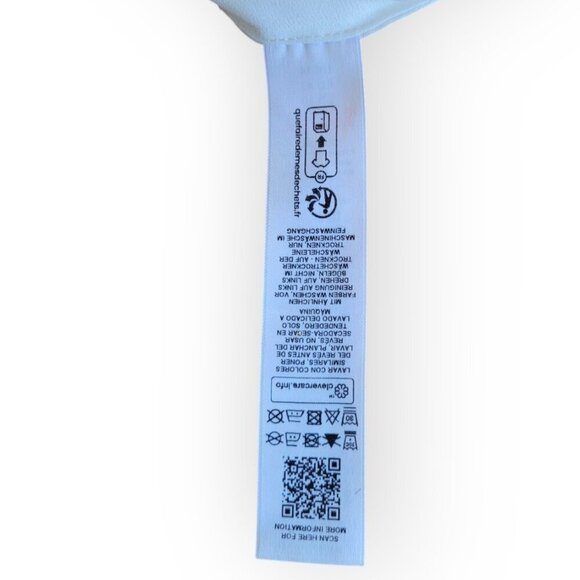 Top Shop One-Shoulder White Summer Top Size 10 - Picture 9 of 11